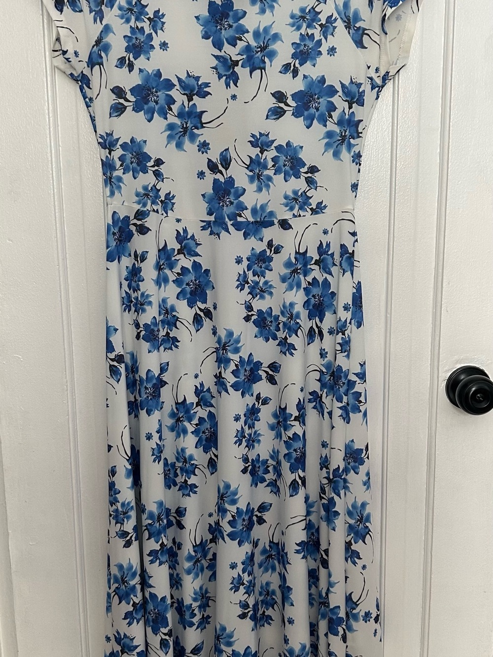 Blue Floral LBISSE Dress